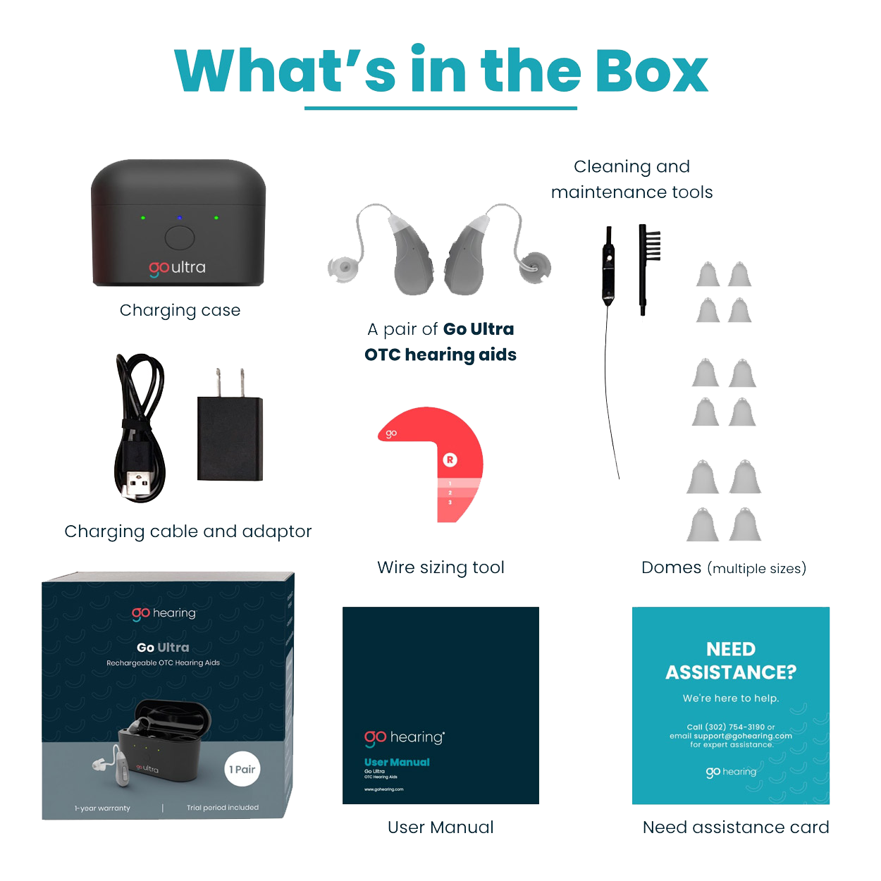 Go Ultra OTC BTE Hearing Aids,  image number 3